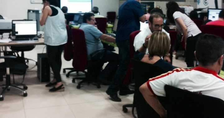 Un momento de los talleres de Wordpress para empresarios a través de CENATIC